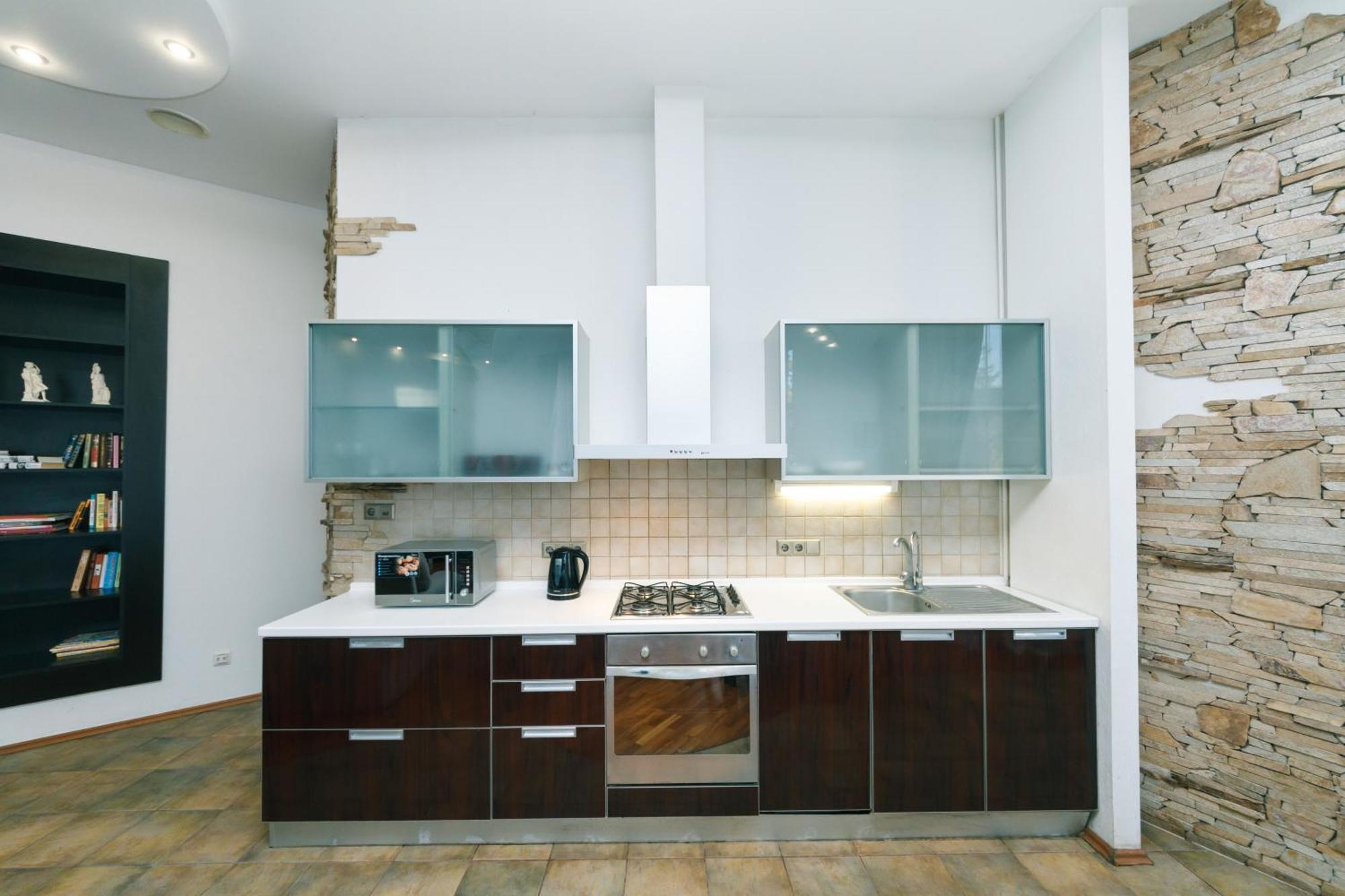 基輔Lux Near Maidan, Khreschutyk 3Br公寓 外观 照片
