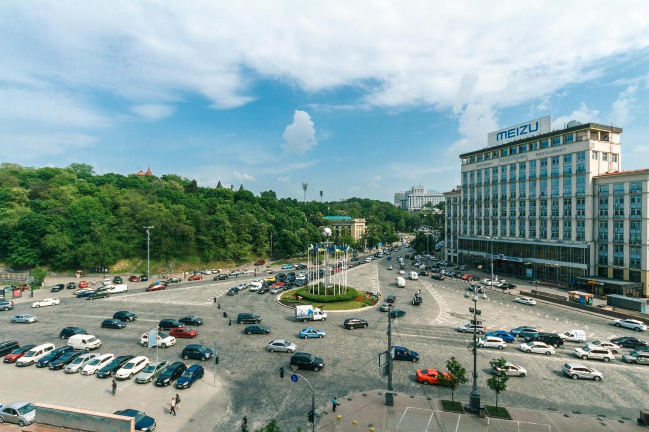 基輔Lux Near Maidan, Khreschutyk 3Br公寓 外观 照片